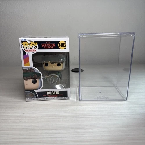 Funko Pop! Television Stranger Things Dustin #1463 Vinyl Figure W/ Protector