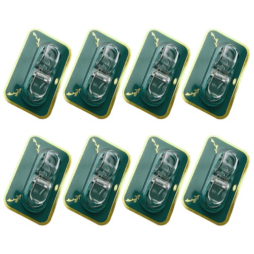 8pcs Wall Self-Adhesive Cord Organizers Adhesive Cable Clips Desktop Cable