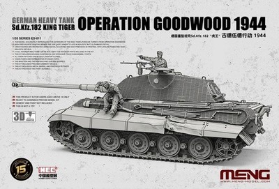 MENG ES-011 1/35 Sd.Kfz.182 King Tiger Operation Goodwood 1944 limited Edition