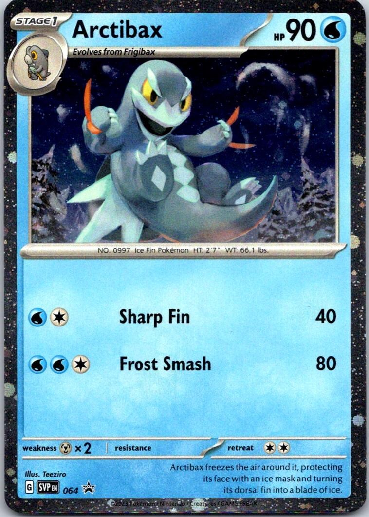Arctibax (Cosmos Holo) 064 Promo Scarlet & Violet Promo Pokemon NM/M