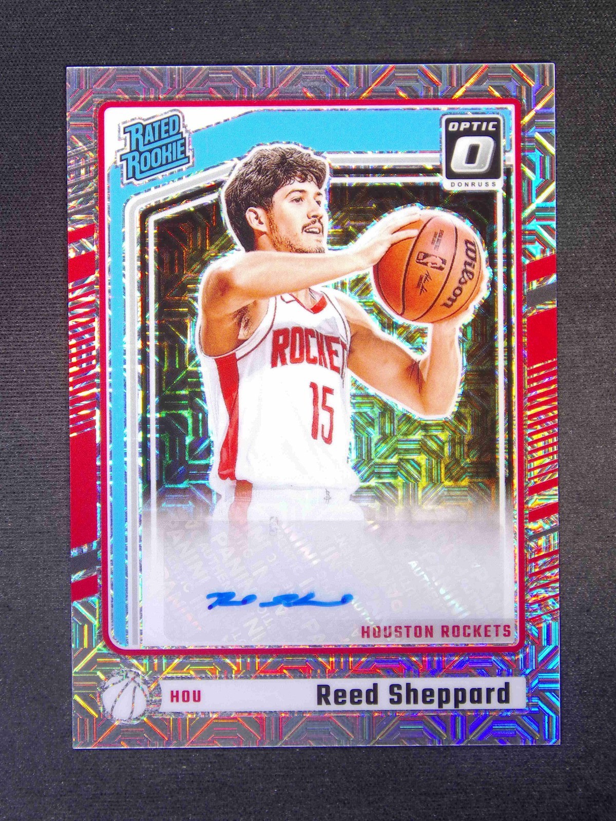 2024-25 Panini Donruss Optic Reed Sheppard #302 RC Rated Rookie Auto Choice