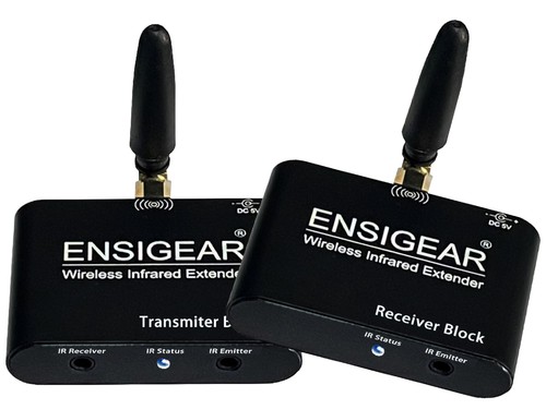 ENSIGEAR Wireless IR Repeater Kit, Infrared Remote Control Extender.