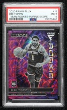 2020 Flux Titan Rookies FOTL Purple Scope Prizm 13/38 Obi Toppin PSA 9 MINT r7o