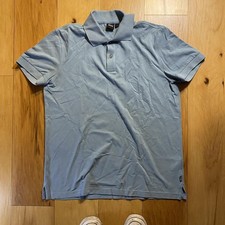 Hugo Boss Gray Men's Short Sleeve Polo Shirt Size Xl   Casual Luxury Wear