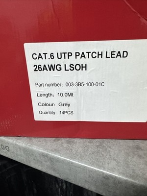 x7 - Magic Patch Cat6 UTP LSOH Ethernet Patchkabel, 10m grau - 003-3B5-100-01C