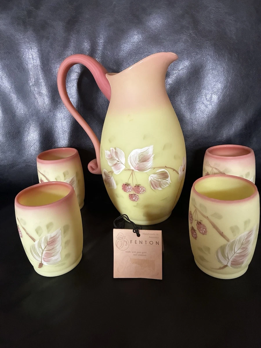 Fenton Burmese Pitcher for sale | eBay