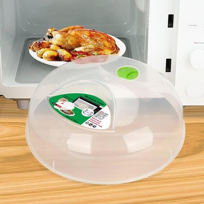 Microwave Splatter Cover, Microwave Cover for Food, Large Microwave Plate Cover
