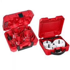 Kit de Sierra de Agujero de Carburo BIG HAWG (10 Piezas) con Agujero Topadora Uso General Bi-Meta