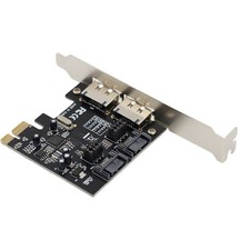 Internal External SATA 3.0 PCI Express Card 2x SATA 2x eSATA for ASM1061