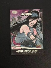 2020 Upper Deck Marvel Anime Sketch Card Psylocke by Mauro Fodra AP