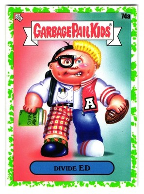 Divide ED Nerd Bully Garbage Pail Kids 2020 Late To School Green