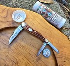 Great Eastern Cutlery 380321 English Whittler Burnt Orange Jigged Bone GEC 38 — photo 2