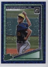 2025 Donruss Optic Rated Prospects Blue Velocity Prizm Jacob Misiorowski 16kt