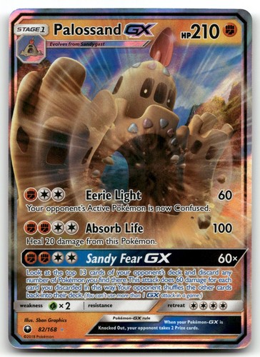 Palossand GX Holo Ultra Rare 82/168 SM - Celestial Storm NM