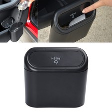 1PCS Mini poubelle de voiture suspendue portable, poubelle avec couvercle