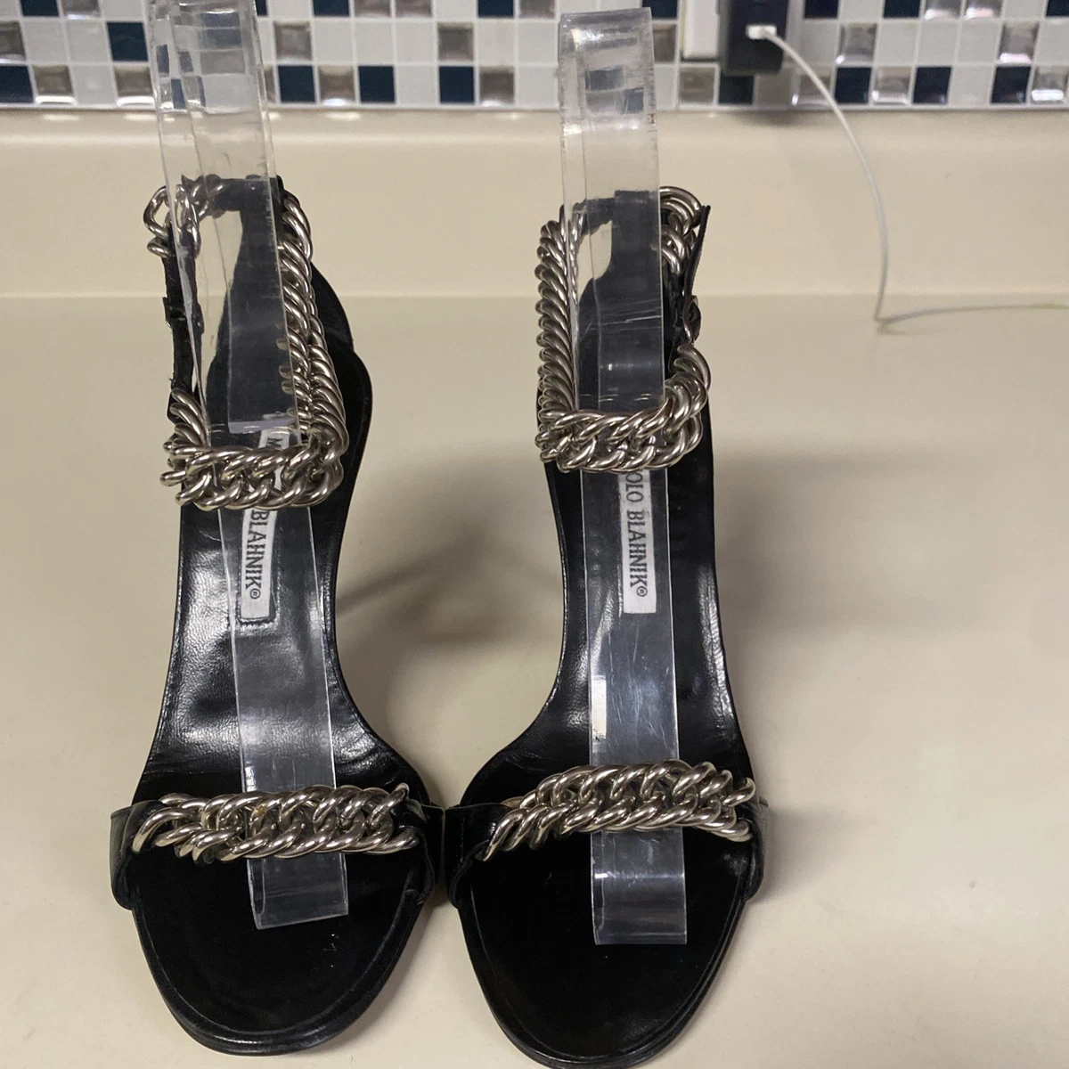 Manolo Blahnik Women's Ankle Strap Silver for sale | eBay
