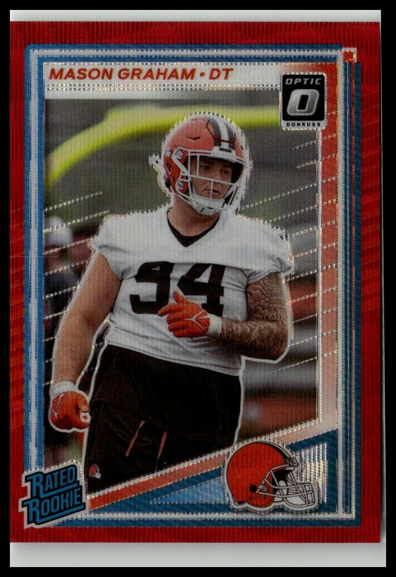 2025 Donruss #340 Mason Graham Optic Preview Pink