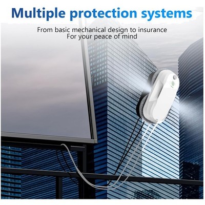 W5 Window Cleaning Robot, Auto-Spray, Intelligent Navigation