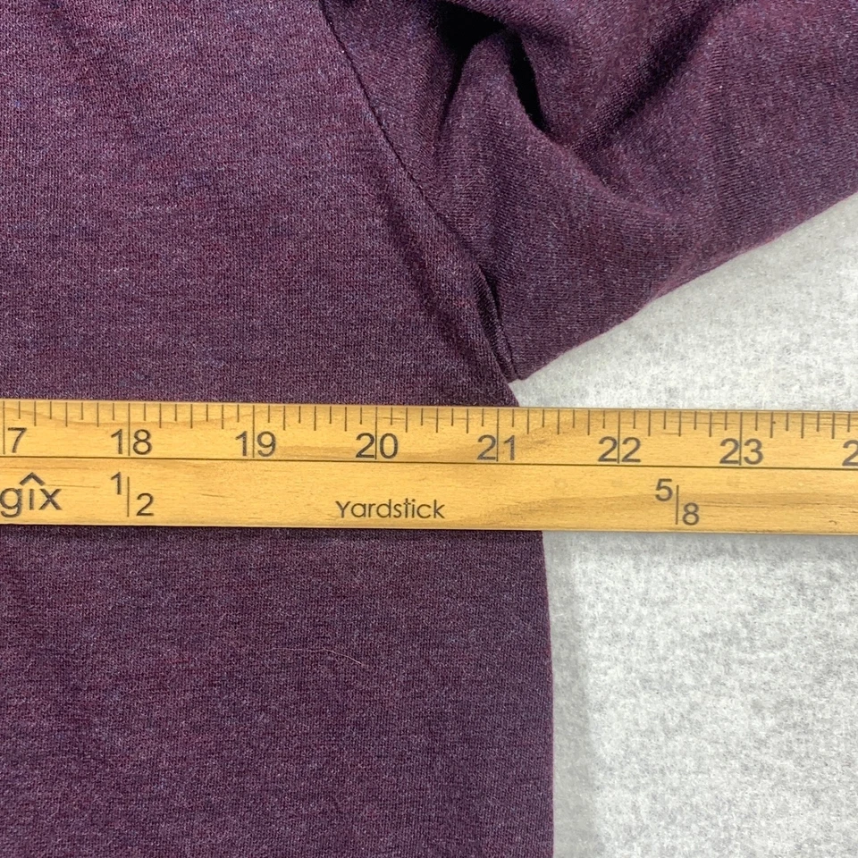 Camisa Saks Fifth Avenue Henley Para Hombres XL Roja Manga Larga Algodón Informal Hecha en Italia Foto 3 de 4