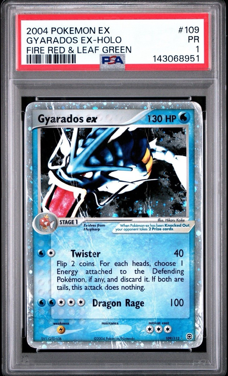 PSA7 ギャラドスex Gyarados 2004 Gyarados ex 109/112 FireRed & LeafGreen Holo for sale online | eBay