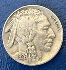 1926-P Buffalo Nickel 5c Choice Extra Fine Condition. Nice Album Coin!