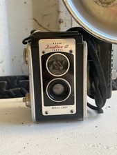 Kodak Duaflex III Kodet Lens Vintage Camera with flash holder Untested