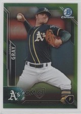 2016 Bowman Chrome Green Refractor 28/99 Sonny Gray #85 1h5