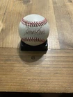 MLB Baseball signed autographed  Johnny Bench and Chris Chambliss NO COA