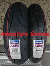 COPPIA 120/70 17 160/60 17 DOT/ANNO 2025! +OMAGGIO MITAS SPORT FORCE+ GOMME MOTO