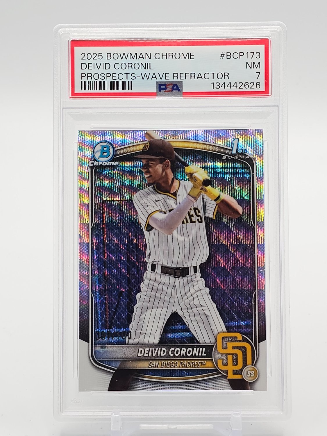 Deivid Coronil #BCP-173 2025 Bowman Chrome Sapphire Edition Baseball Prospects