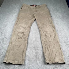 Wrangler ATG Reinforced Utility Pant Mens 34x30 Beige Regular Fit Canvas Outdoor