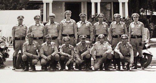 Disneyland 1955 Farm House PHOTO California CHP Motorcycle Officers Walt Disney - Picture 3 of 6