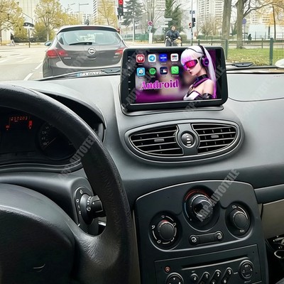 4+64G Autoradio Für Renault Clio 3 2005-2014 Android 15 Carplay GPS NAVI WIFI FM