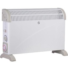 Image of Electric Heater 2kW Convector Heater Standard 3 heat settings. Portable & Timer