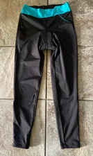 DECATHLON Women’s BTWIN Tight Bike 300 Padded Compression Cycling Tights - Sm