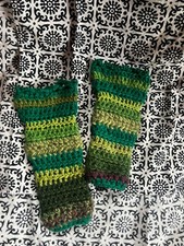 Fingerless Gloves crocheted warm wool gloves