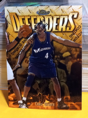 1997-98 Topps Finest Rare Gold Card Chris Webber #326 - Wizards