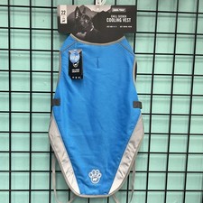 Canada Pooch Chill Seeker Dog Cooling Vest Blue Size 22