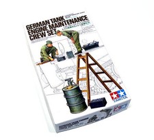 Tamiya Military Model 1/35 German Tank Engine Crew Set Scale Hobby 35180