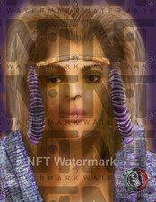 The Late Great Singer Tina Turner Digital Art Portrait NFT