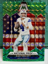 2024 Panini Mosaic - National Pride Dak Prescott #253 Green Mosaic Prizm