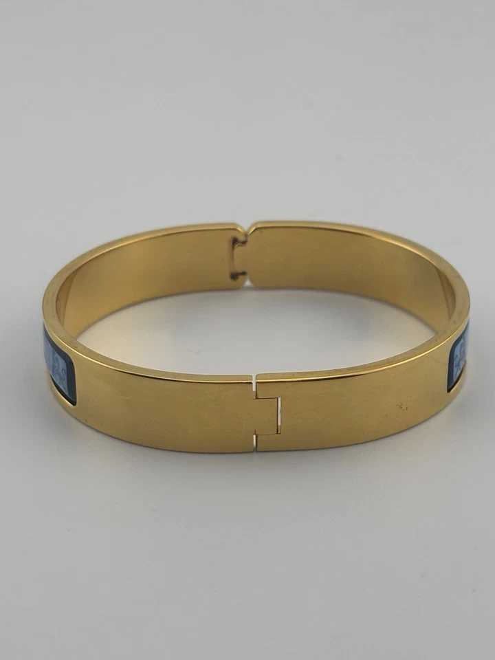 Pulsera Frey Wille Esmalte Azul/Hecha en Austria/Talla 6,5 pulgadas Foto 3 de 4