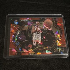 2022-23 Panini Select Courtside Red Cracked Ice Prizm Bam Adebayo #257