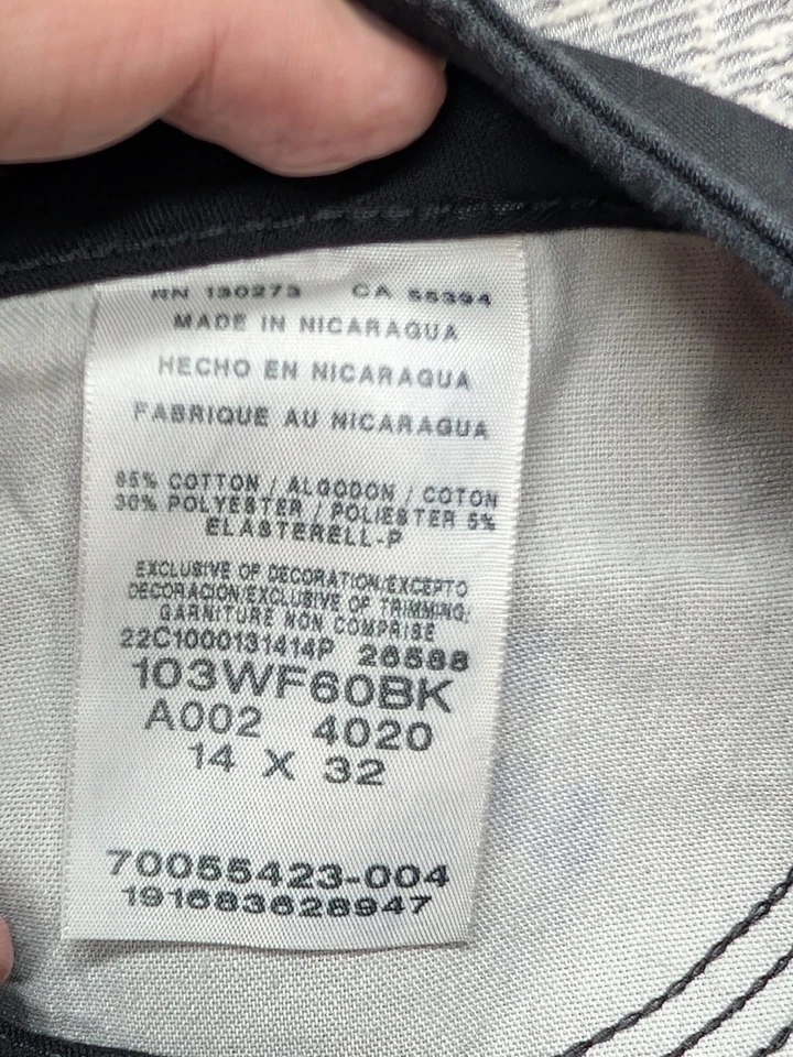 Wrangler Riggs Workwear 女式黑色工装裤 Ripstop 35"W 32"L — 第 4/4 张图片