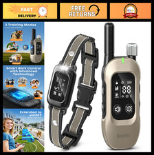 2-in-1 Dog Training Collar with Remote 4500FT Range, 3 Modes, Waterproof E-Col