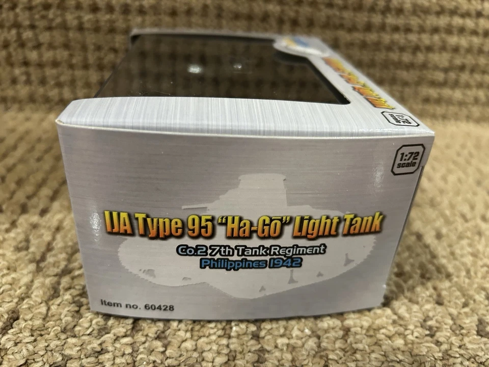 Dragon Armor 1:72 Japanese Ha-Go Type 95 Light Tank, Philippines 1942, No. 60428 - Image 4 of 4