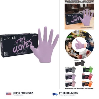 L3 Level 3 Nitrile Gloves - Professional Heavy Duty Disposable Gloves - Latex...