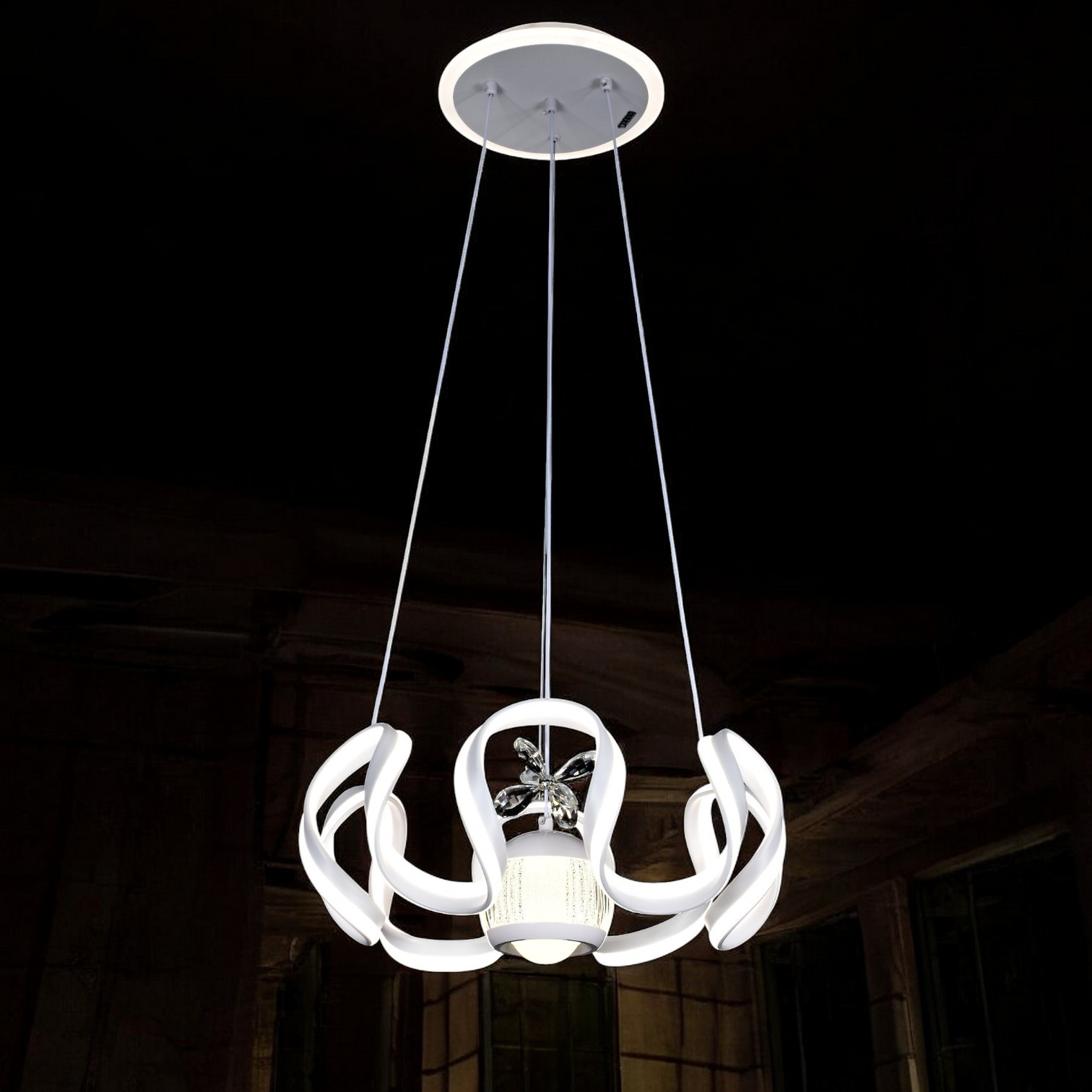 Lampadario Sospensione Moderno 160W LED Tre Colori | Design LA4