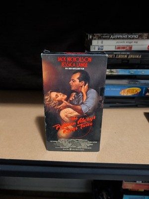 The Postman Always Rings Twice VHS 1981 - 1990 Release - Jack Nicholson  Lange