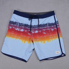 O  NEILL Board Shorts Men  s Size 36 Swim Trunks Blue Orange Cruzers